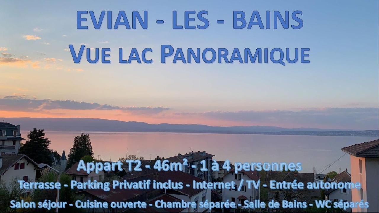 Vue Lac Panoramique Apartamento Évian-les-Bains Exterior foto